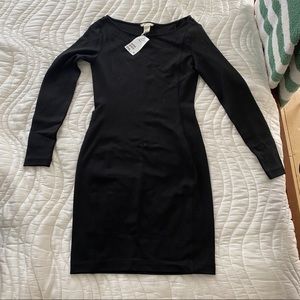 NWT H&M Ponte long Sleeve Bodycon Dress